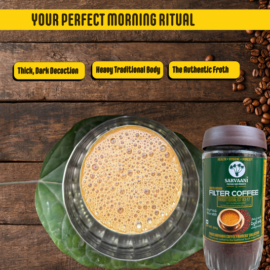 Traditionalist by SARVAANI (83:17) | Authentic Filter Coffee (Best with Milk)