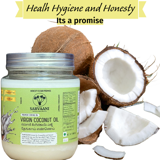 SARVAANI virgin Coconut Oil, Cold Pressed