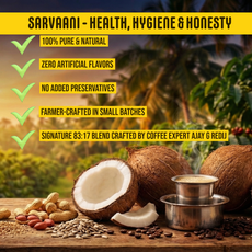 Traditionalist by SARVAANI (83:17)- 250g | Authentic Filter Coffee (Best with Milk)