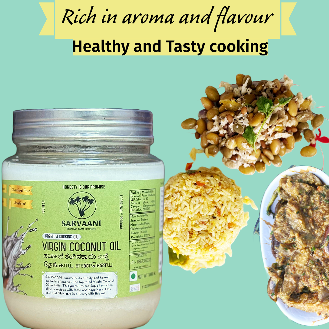 SARVAANI virgin Coconut Oil, Cold Pressed