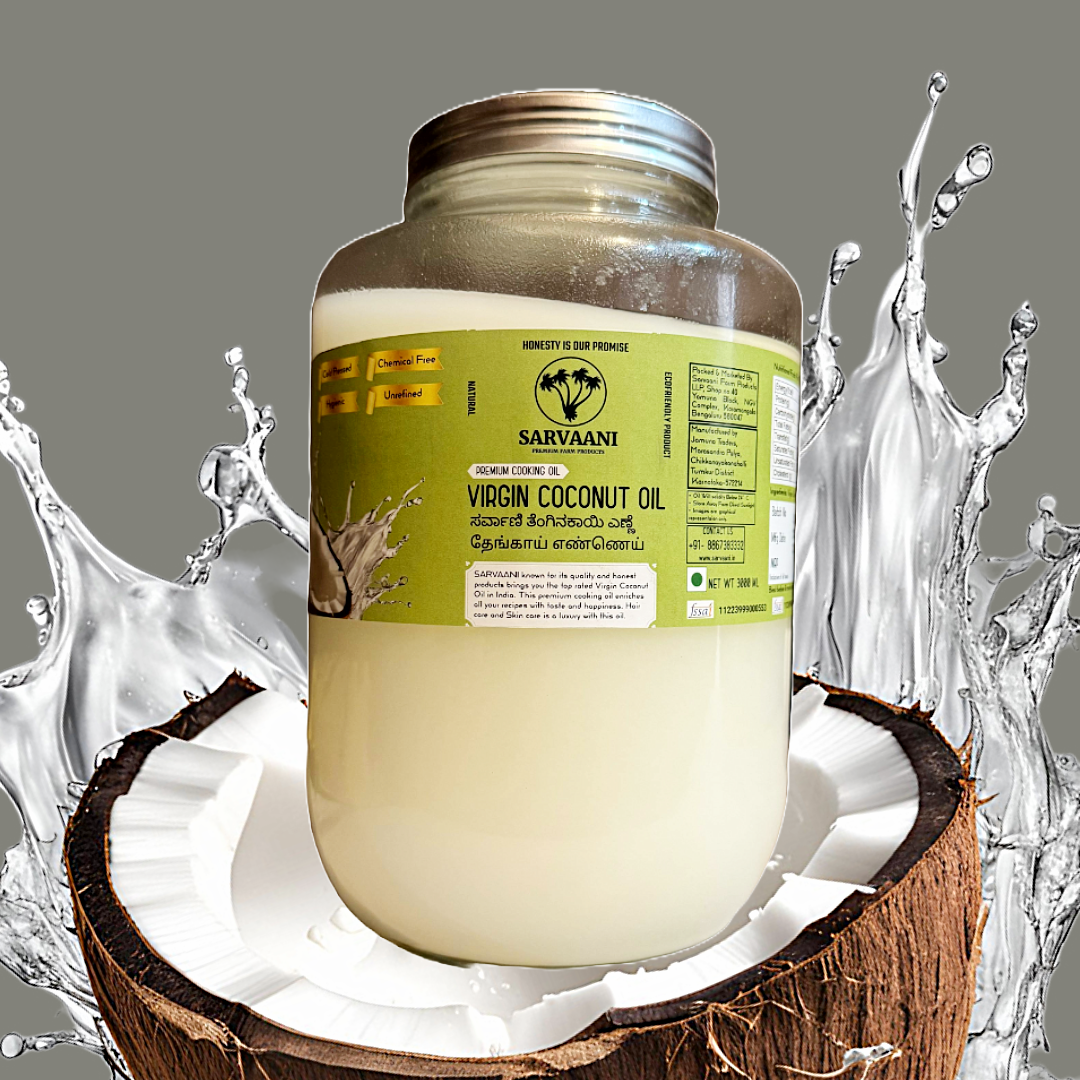 SARVAANI virgin Coconut Oil, Cold Pressed