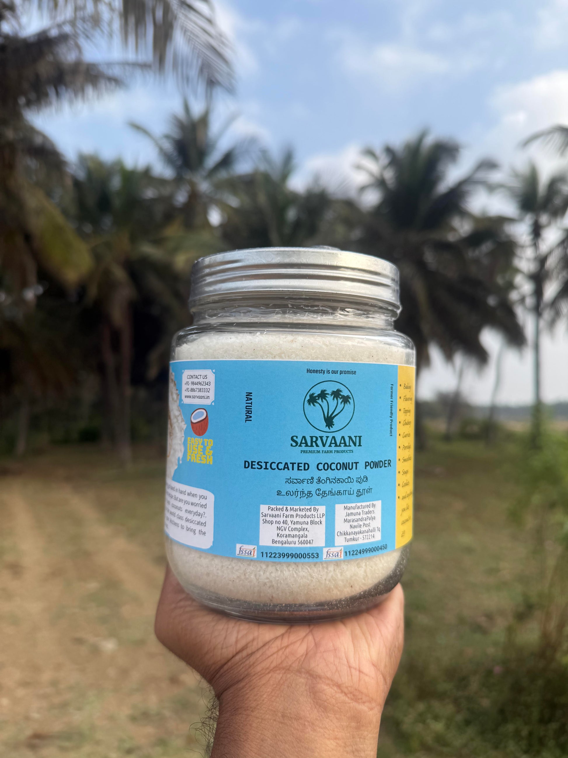 SARVAANI Desiccated Coconut Powder
