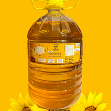 SARVAANI Wood Pressed Sunflower Oil - 5Liter - Food Grade Plastic Bottle