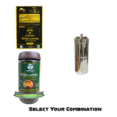 Traditionalist Blend by SARVAANI | Filter Coffee for Milk | 83:17 Chicory Blend (With Filter Maker Options)