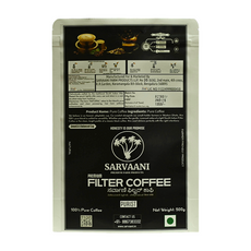 Purist by SARVAANI - 500g | 100% Pure Coffee (Best for Black Coffee)