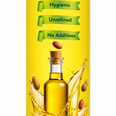 Wood Pressed Groundnut Oil- 1L Tin