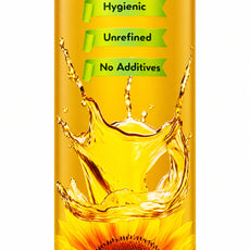 Wood Pressed Sunflower Oil (Mara Chekku - 1L Tin) | Cold Pressed | SARVAANI