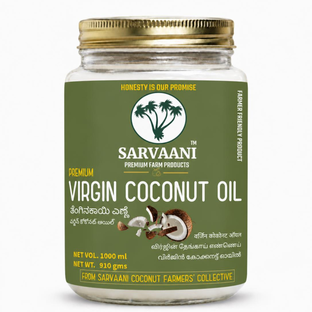 Premium Virgin Coconut Oil - GLASS - 1L